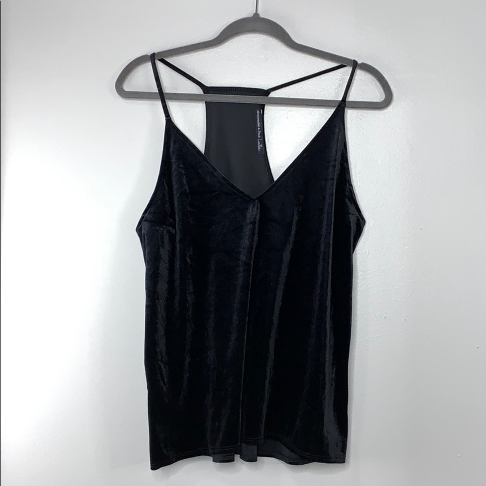 Fitch and Abercrombie velvet racer back tank